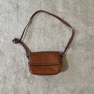 Hobo International Crossbody Wallet Bag Brown Leather Organizer Purse